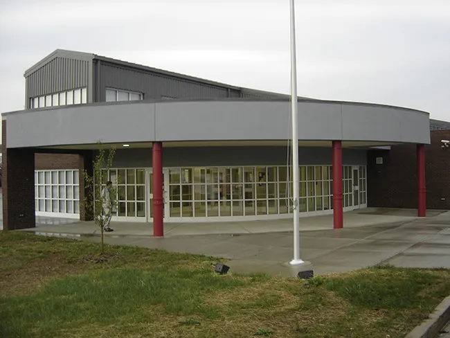 Entrance of Western Elementary School in Scott County, Kentucky